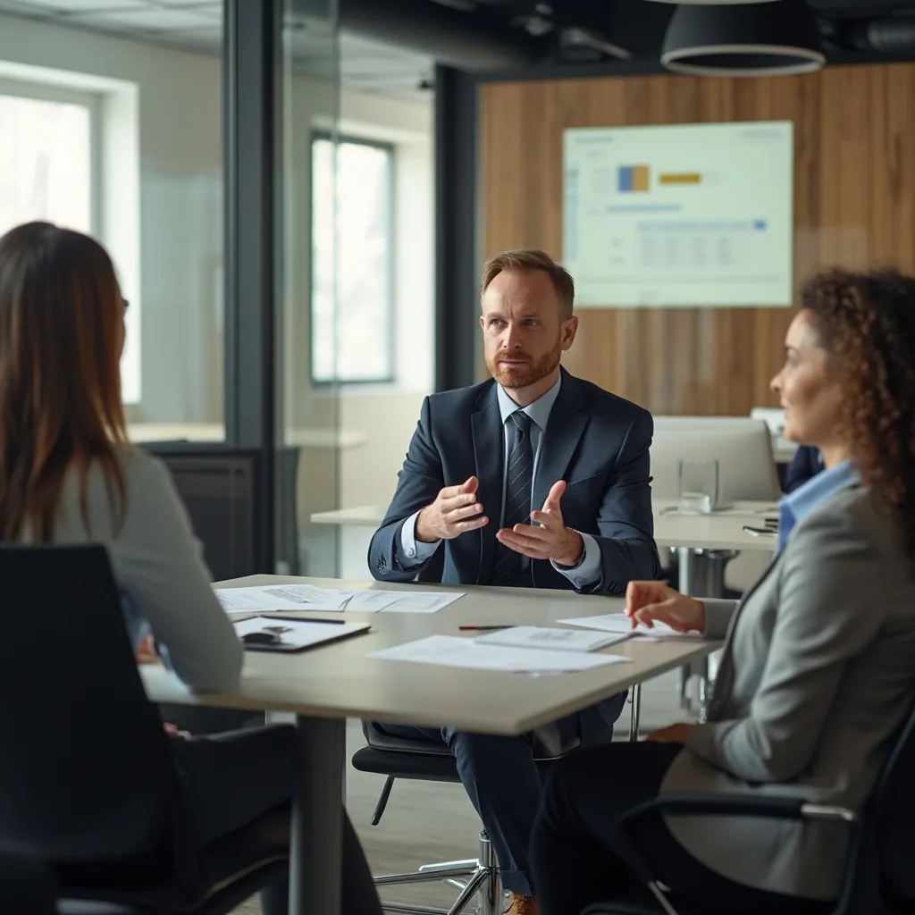 Session de formation interactive en entreprise