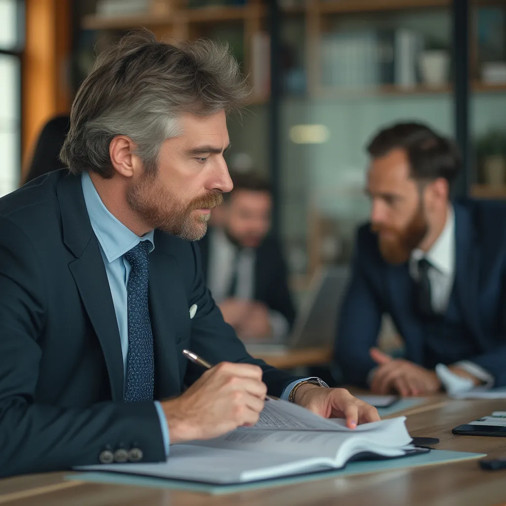 Consultation stratégique avec une équipe client